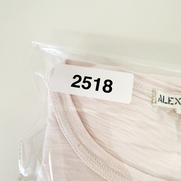 Alex Mill Womens Crew Tee Shirt Cotton Light Pink - M - Picture 9 of 9